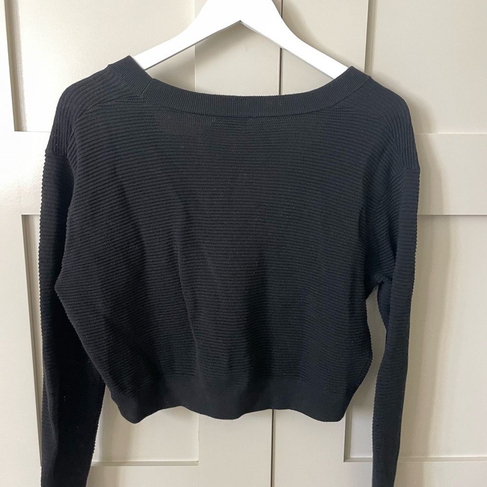 Black button up cardigan - Picture 3 of 3